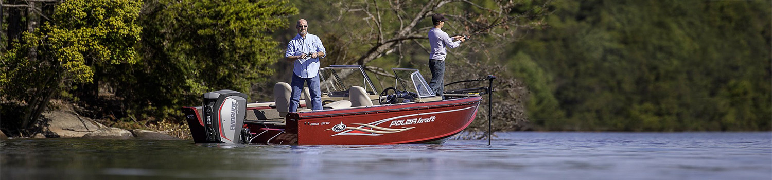 2017 HP-Evinrude E-TEC-G2 Polar Kraft boat for sale in Freeway Sports Center Inc., Fenton, Michigan